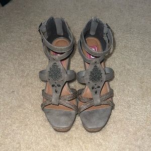 Ash brown cork wedge 3in lift